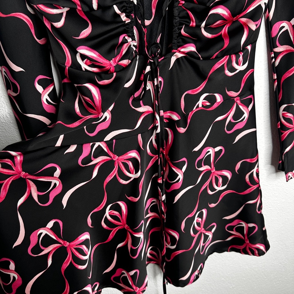 Sfera Collection Black and Pink Dress - Picture 6 of 9